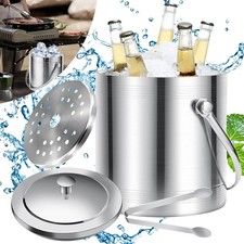 Eiseimer mit Deckel und Zange