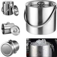 Edelstahl Eisbehälter 2L