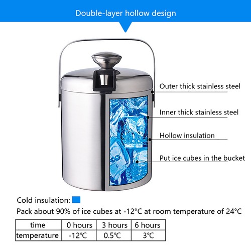 Isolierter eiswürfelbehälter - isolierter,