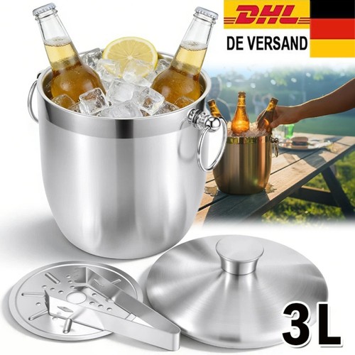 Edelstahl eiseimer - edelstahl,