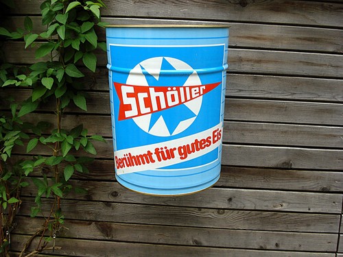 Vintage schöller eis - vintage,