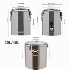 Edelstahl Suppenbehälter