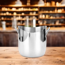 Edelstahl -Eiseimer Champagner