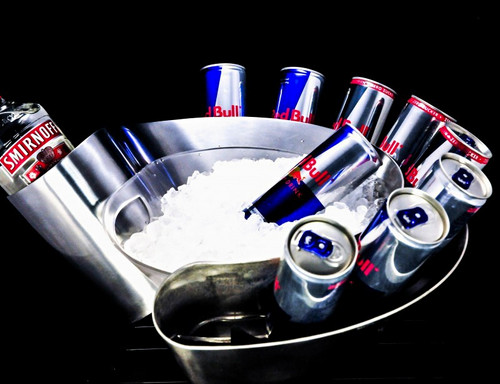 Redbull metall eiseimer - redbull,