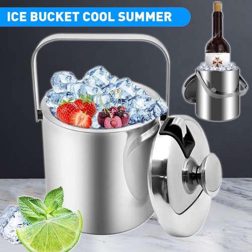 Edelstahl eiskühler - 1,3l,