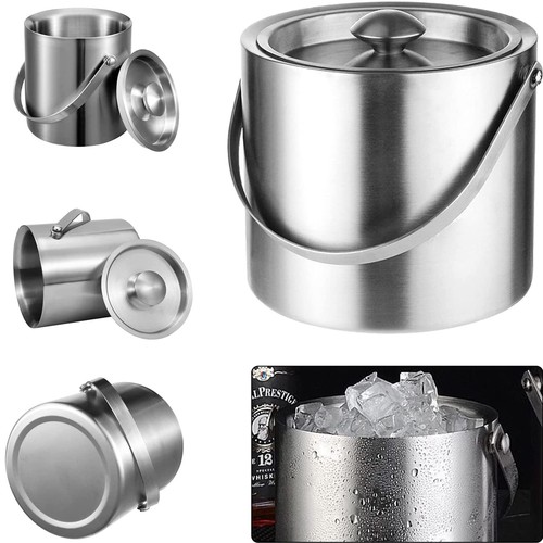 Edelstahl eisbehälter - edelstahl, 2l